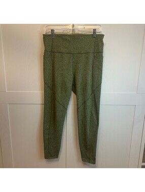 JOYLAB High-Waisted Brushed Jersey 7/8 Leggings Size Large